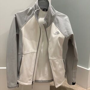 Northface women’s small gray and white jacket